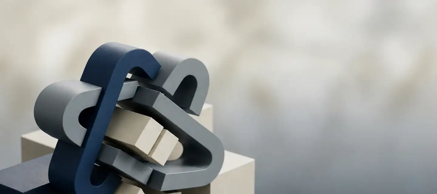 3D Stackers interlocking brand mark